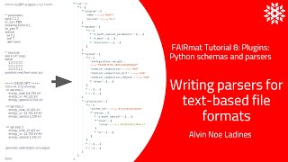 FAIRmat Tutorial 9: Writing parsers for text-based file formats