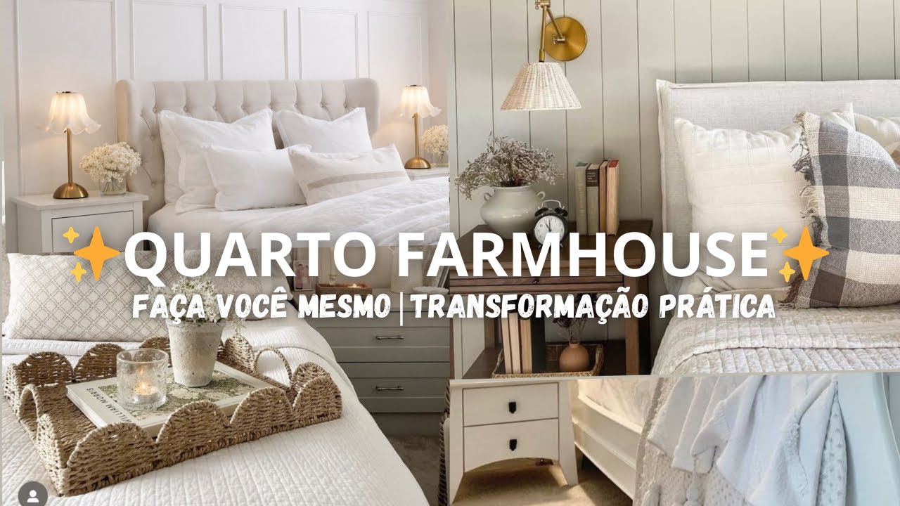 DECORANDO O MEU QUARTO ESTILO FARMHOUSE 🏠 - Part 1