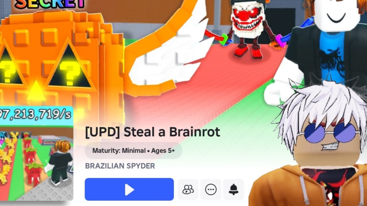 Steal a brainrot [UPD] 3 path+New brainrot