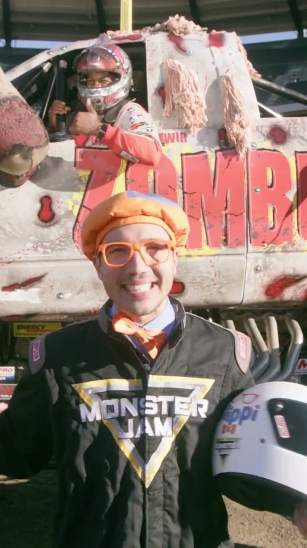 Blippi Rides In A Monstertruck!?️ | Blippi Shorts | #shorts #blippi #blippimusic