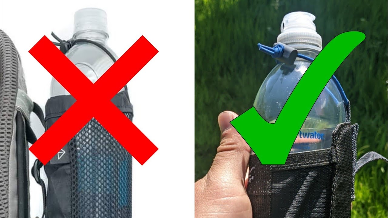 DIY Water Bottle Holders For Backpacks Straps 99Boulders ...
