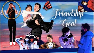 Friendship Goal | Yuzuru, Boyang, Anna, Sasha, Kamila, Nathan, Ice dancers &amp; other cute skaters