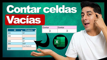 Como contar CELDAS VACÍAS o CELDAS EN BLANCO en Excel