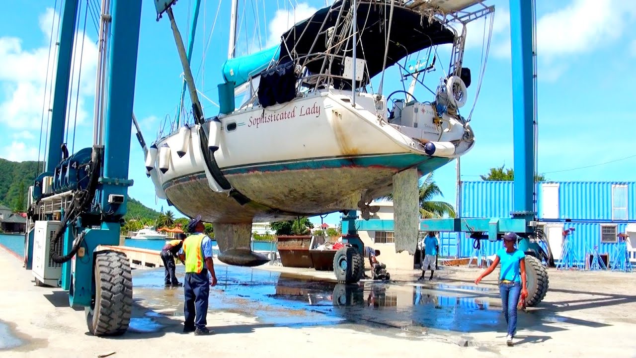 Just Another Day in PARADISE! Part 1 of Re-Fitting a Sailboat in Rodney Bay Marina, CARIBBEAN
