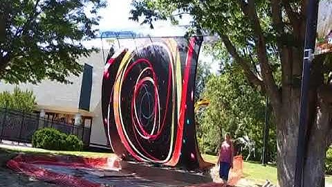 Flex LED Display with Fold Design for Arch Sculputure Email:flexible.led.display.screen@gmail.com