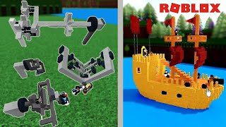 КРУТЫЕ МЕХАНИЗМЫ , ПУШКА ГАГАРИНА И КОРАБЛЬ в build a boat Roblox