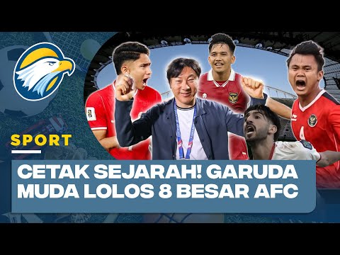 Indonesia (4) vs (1) Yordania | Timnas Cetak Sejarah Lolos 8 Besar Piala Asia U-23