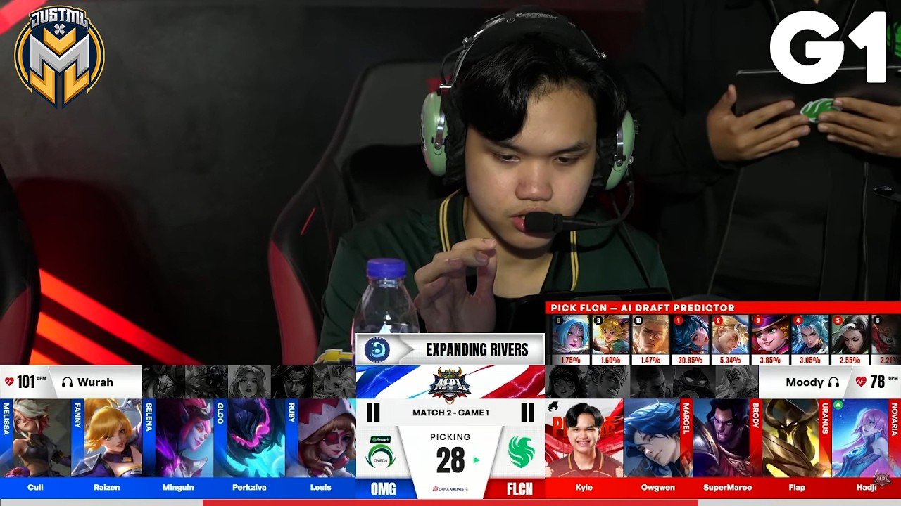 FALCONS vs OMEGA | Game 1 | MPL PH S18 | WEEK 2 DAY 2
