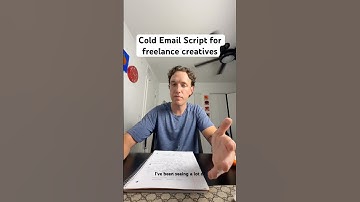 Cold email script for freelances #designstudio #freelance