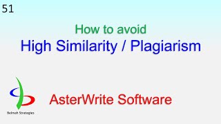 AsterWrite makes plagiarism a legacy.