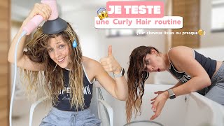 JE TESTE une routine CURLY HAIR
