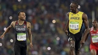Rio Games Flashback: De Grasse, Bolt still competitive despite DeBolt bromance