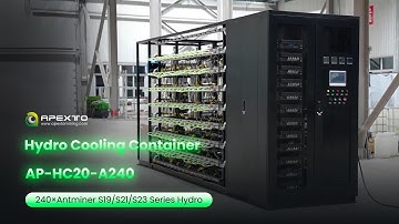 1.2MW Hydro Cooling Rack for 240 Antminer Hydro Miners