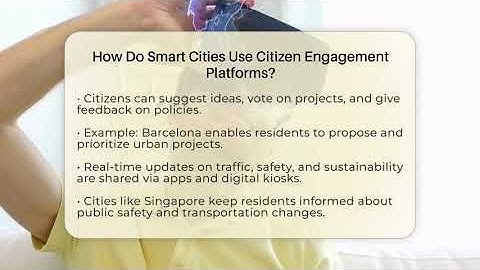 How Do Smart Cities Use Citizen Engagement Platforms? - Talking Tech Trends