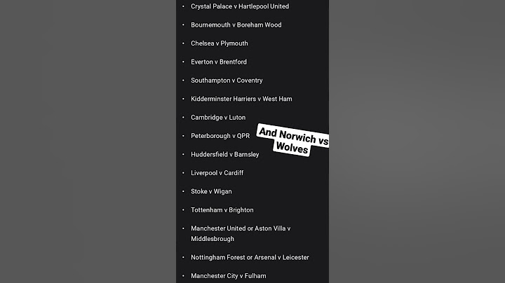 FA cup 4th round draw 2022