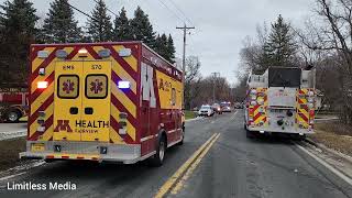 Video from the scene of Houseboat Fire in Inver Grove Heights, Minnessota