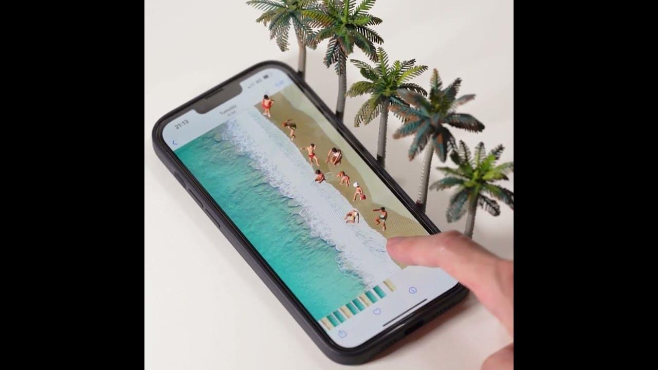 スマホのカメラロールを海に見立てる Smart Beach Youtube