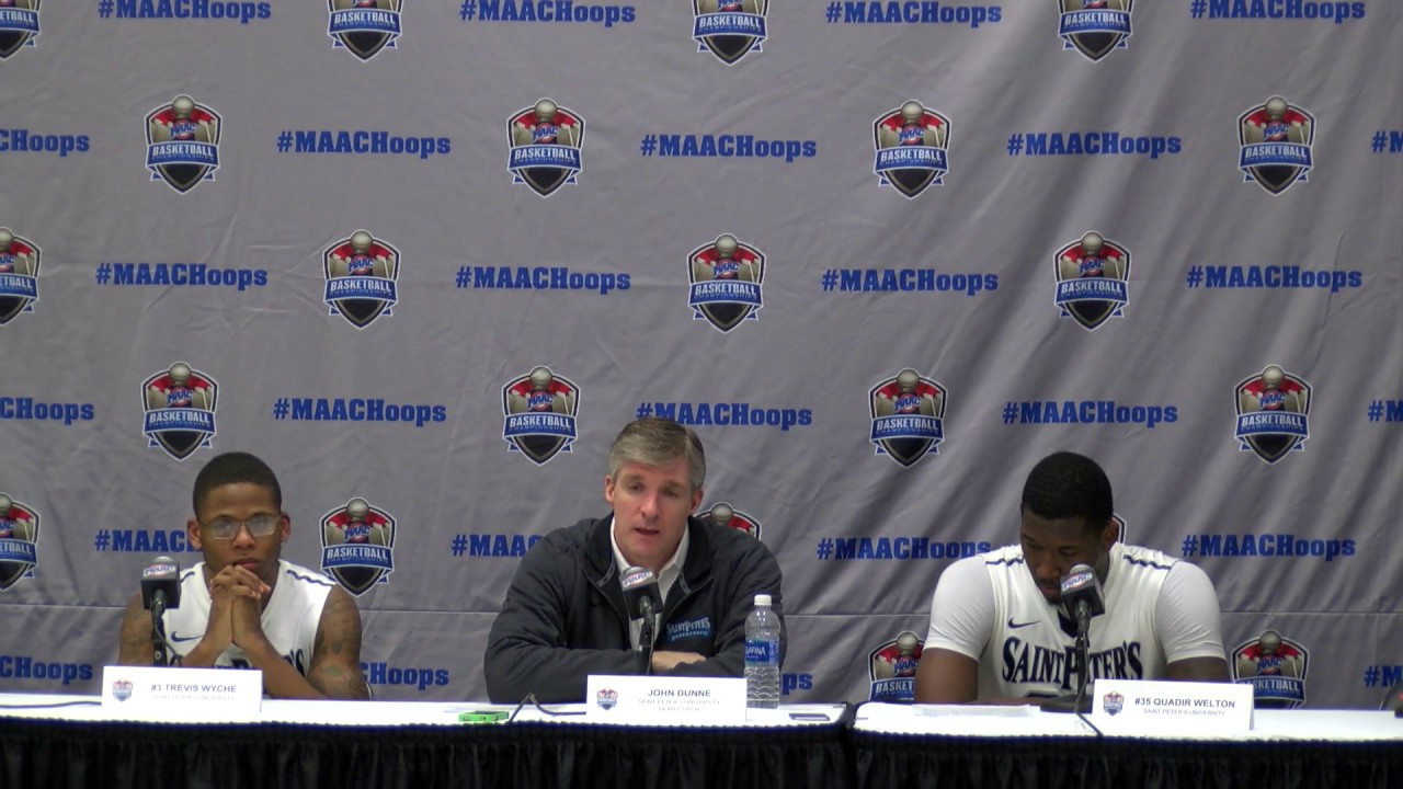 Men's Basketball MAAC Semifinal Press Conference YouTube