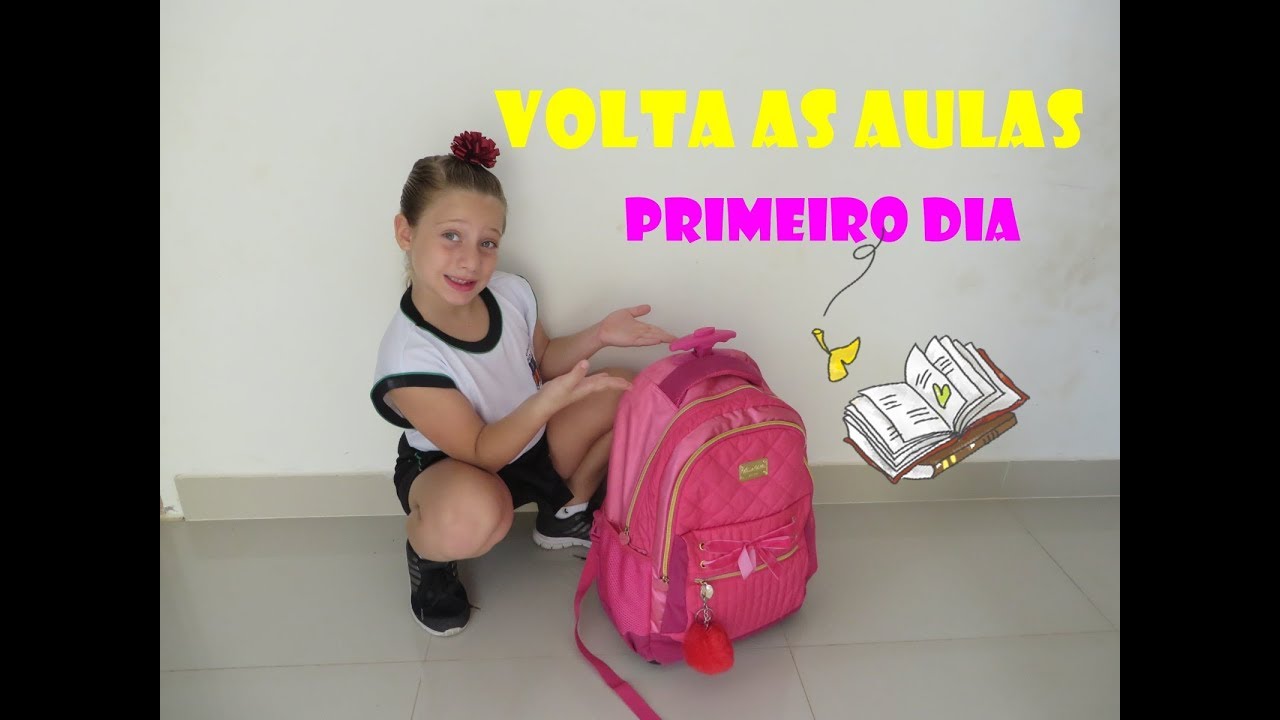 VOLTA AS AULAS , meu primeiro dia na escola nova .... - YouTube