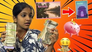 കുടുക്ക💰 പൊട്ടിച്ചുകൊണ്ട് DELHI ലേക്ക് ഒരു യാത്ര I BREAKING PIGGY BANK I 🤑 Kerala - Delhi I