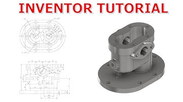 Inventor Tutorial #254 | 3D Model Basic Beginners
