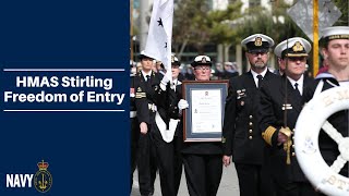 HMAS Stirling Freedom of entry