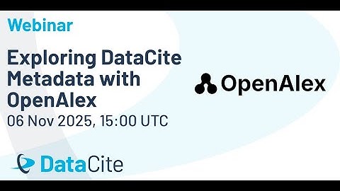Exploring DataCite Metadata with OpenAlex