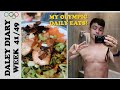 MY OLYMPIC DAILY EATS! | DALEY DIARIES WEEK 41/49 I Tom Daley