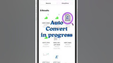 Excel Sheet open with Numbers app in iPhone