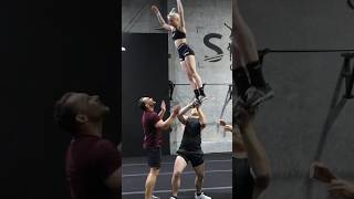 Just a One and a Half Please ?? stunt cheer shorts cheerleader acrobatics