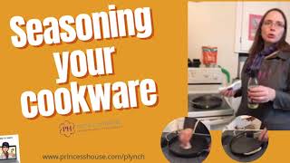 Seasoning/taking care of your Culinario (nonstick) Cookware