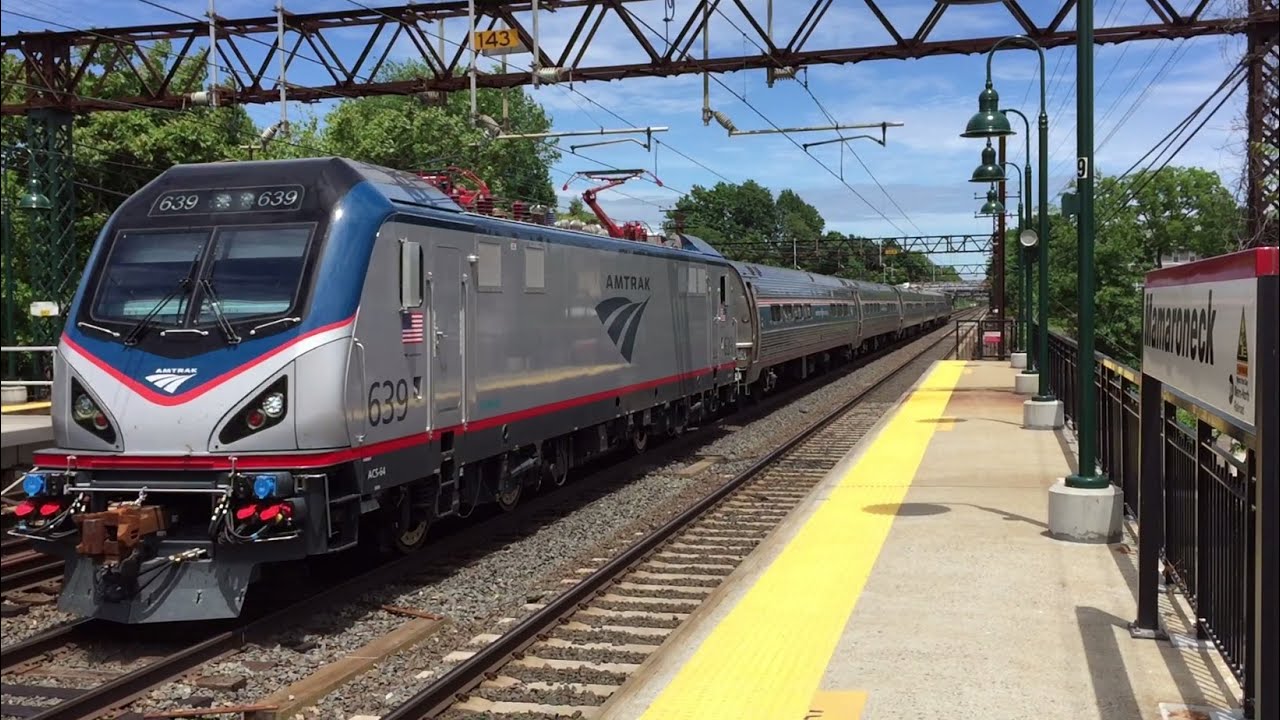Amtrak HD 60fps: Siemens ACS-64 639 Leads Chief Engineer's