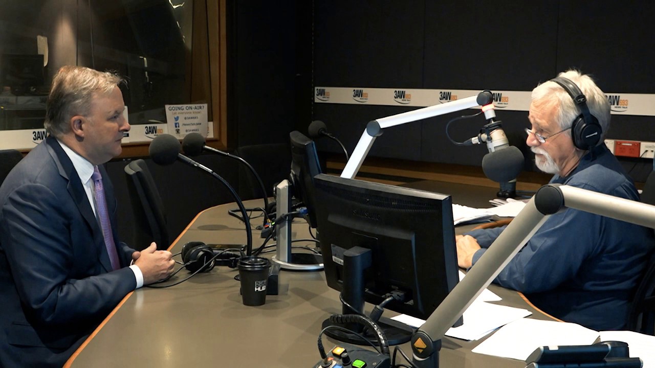 Neil Mitchell's interview with Opposition Leader Anthony Albanese gets heated