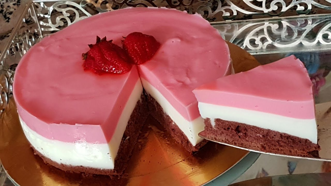 كيكة رايبي بدون فرن وبدون فلان باردة  من الذ واسهل مايكون بمذاق خطيير لايقاوم مع شهيوات امال