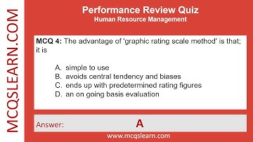 Performance Review MCQ Quiz Questions Answers PDF | Performance Review Online MCQs Test | e-Book App