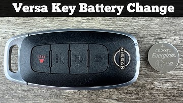 2023 - 2025 NISSAN VERSA Remote Key Fob Battery Replacement - How To Change Replace Batteries DIY