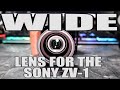 Ulanzi wide angle lens for the Sony ZV-1