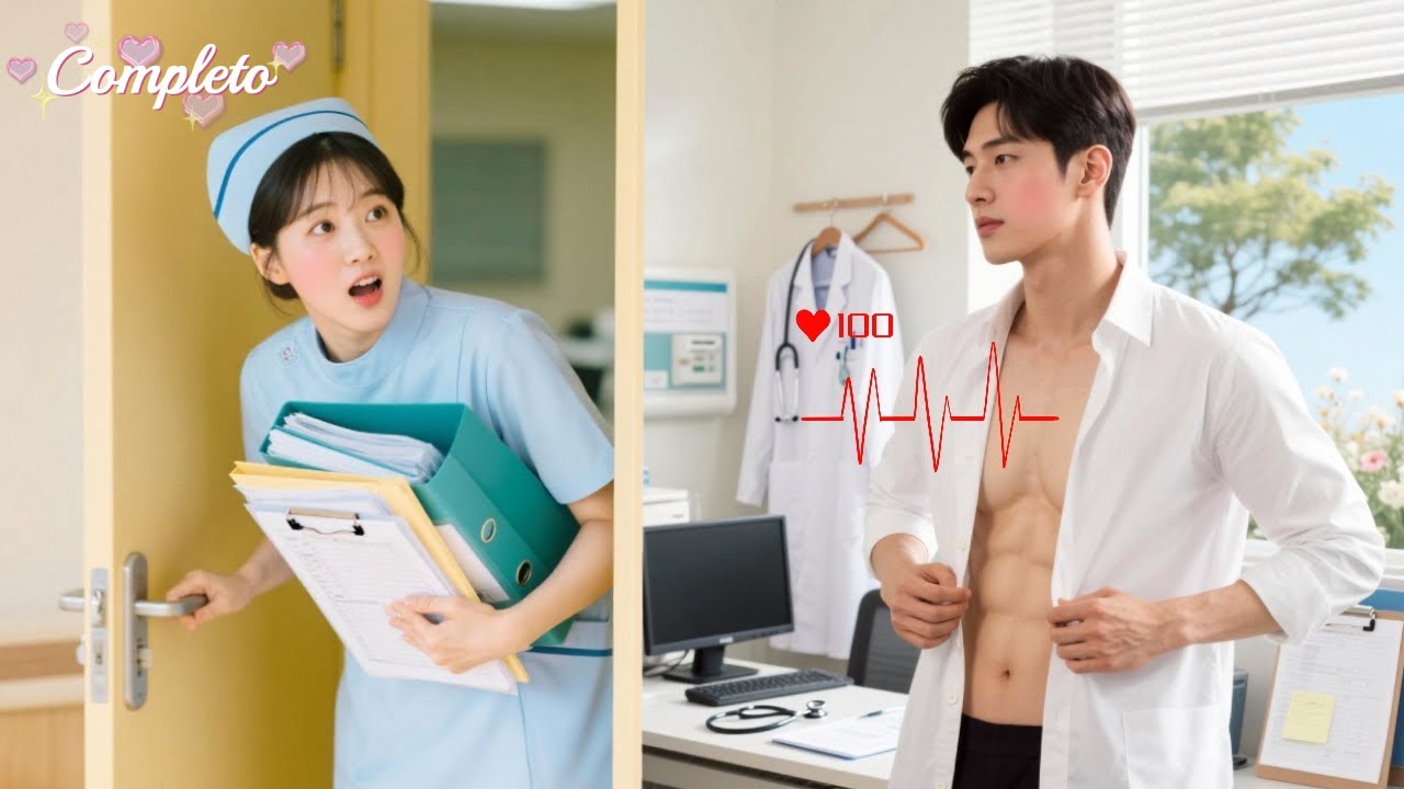Médico frio com mulheres,mas ama enfermeira distraída que o viu se trocar no 1º dia! Romance começa!