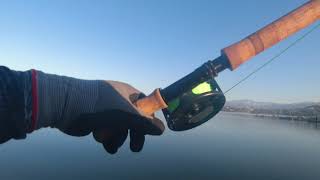 More Water Splash Going Distances Spey 13 6 Rod 1st time Maxcatch Rod Bonelli Park Puddingstone