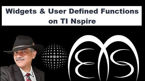 Widgets and Functions on TI Nspire