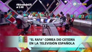 678 - Rafael Correa dio cátedra en la televisión española - 17-12-14 (2 de 4)