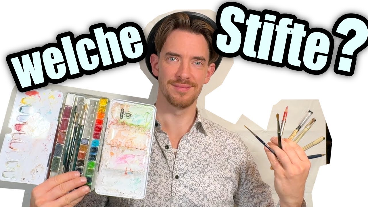 Stifte und Farben zum Zeichnen! (Zeichenkurs) Teil 2