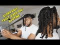 MY HAIR GROWTH SECRET IS TWISTS ( a simple twist wash day!)