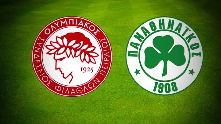 Ολυμπιακός - Παναθηναϊκός Κύπελλο Ελλάδας Highlights