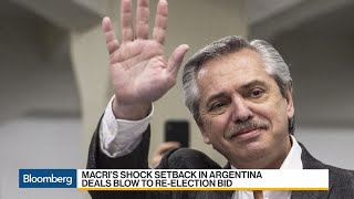 Macri Slams Opponents for Market Rout