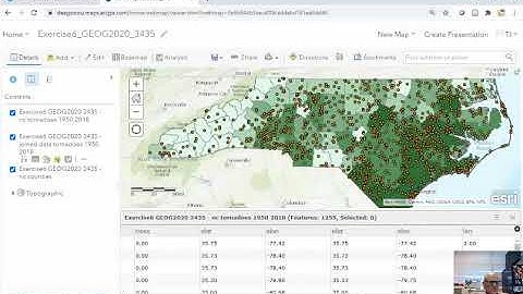 Mastering Exercise #6 - GEOG 2020/3435