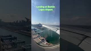 Landing At Boston Logan International Airport July 2023