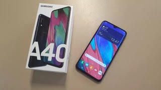 Samsung Galaxy A40 battery drain test