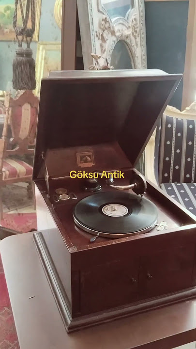 Antika Gramofon Avrupa Osmanlı Pazarını Yapılmış Sahibinin Sesi #istanbul #turkiye #antique #turkey