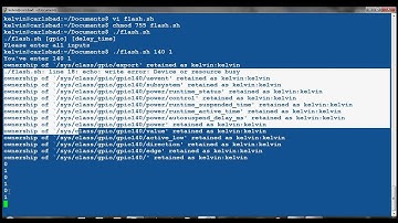 Pandaboard Tutorial-flashing an led part 1 AND read user input from GPIO 121